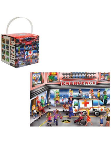 Next παζλ "Νοσοκομείο" 35x50εκ. 100 τεμάχια