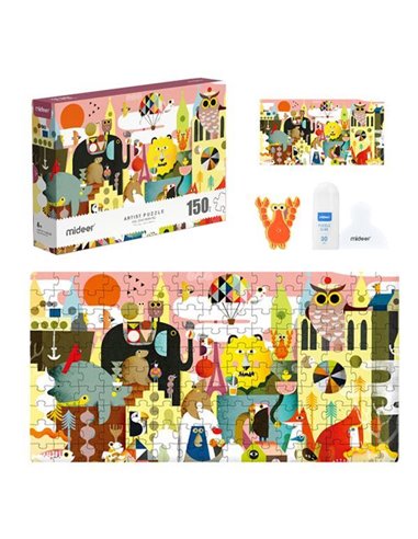 Mideer παζλ Artist - Διακοπές στο Παρίσι 150 τεμαχίων με pin