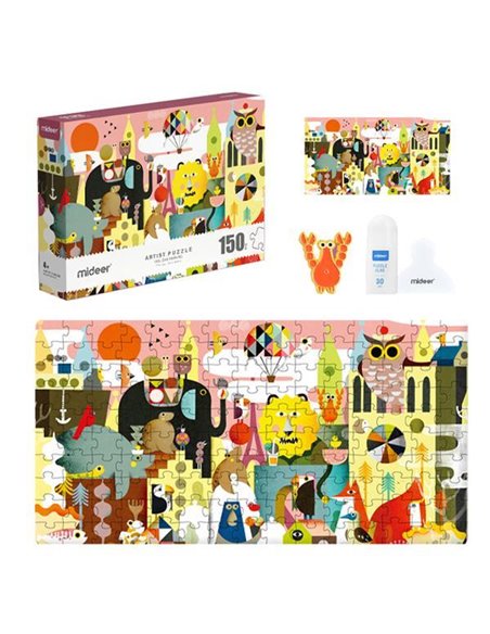 Mideer παζλ Artist - Διακοπές στο Παρίσι 150 τεμαχίων με pin