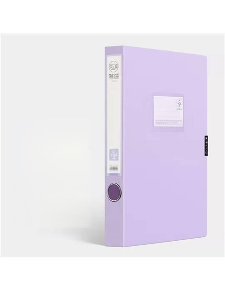 Κουτί αρχειοθέτησης pastel A4 Υ32x23.8x3,8εκ. μωβ
