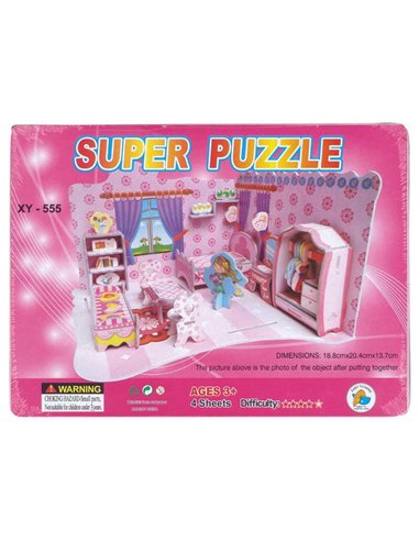 Παζλ 3d υπνοδωμάτιο