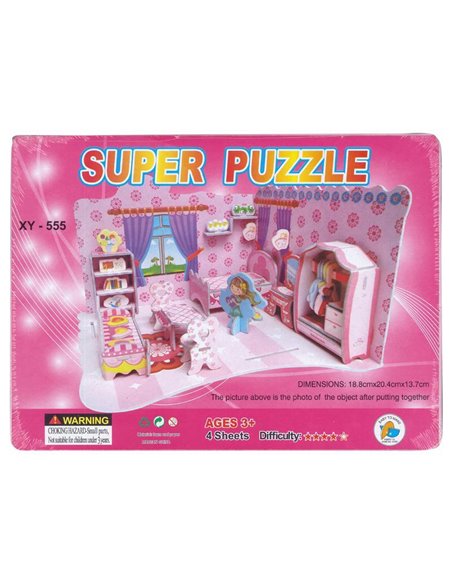 Παζλ 3d υπνοδωμάτιο