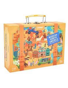 Mideer παζλ σε βαλιτσάκι "Travel the world - America" 180 τεμαχίων