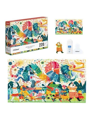 Mideer παζλ Artist - Dragon Dance 220 τεμαχίων με pin