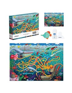 Mideer παζλ Artist - Under the Ocean 500 τεμαχίων με pin