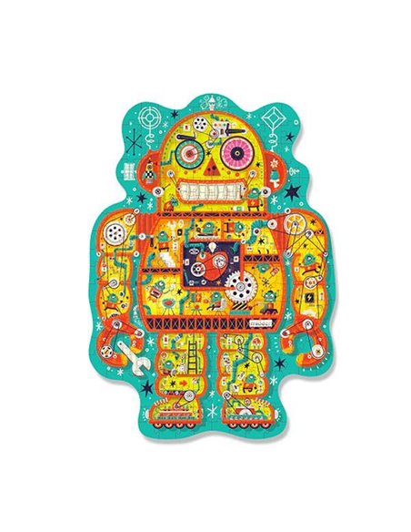 Mideer παζλ με κοπτικό "Εργοστάσιο Ρομπότ" 226 τεμαχίων