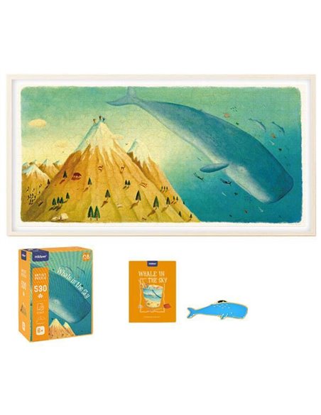 Mideer παζλ Level Up 8 "Whale in the Sky" 530τμχ