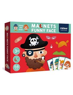 Mideer μαγνητικό παζλ "Funny Face" 56τμχ