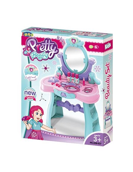 Luna Σετ Ομορφιάς με φως και ήχο, 43,5x9,5x54εκ.