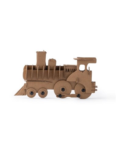 Παζλ 3D από χαρτόνι kraft Τρένο