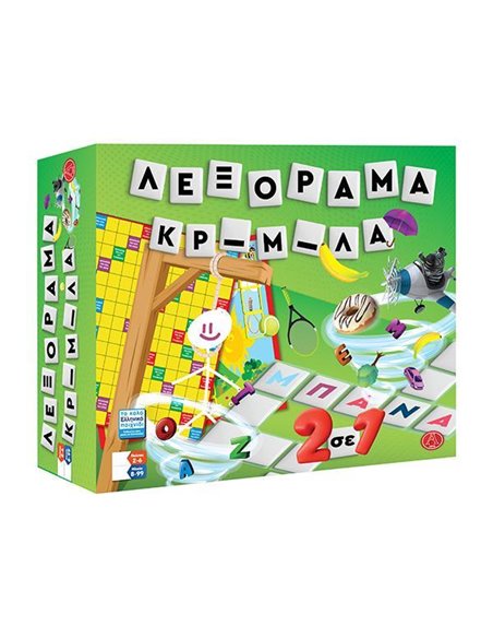Επιτραπέζιο παιχνίδι "Λεξόραμα- κρεμάλα" Υ5x41x25εκ.