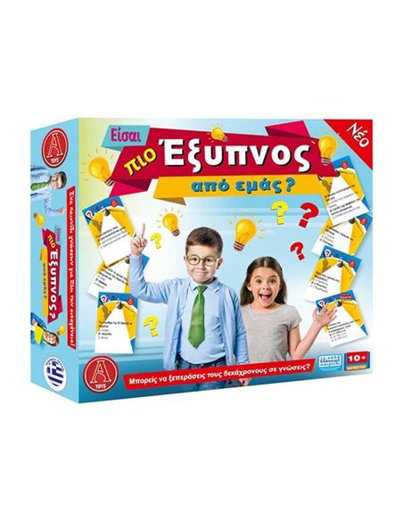 Επιτραπέζιο παιχνίδι "Είσαι πιο έξυπνος από εμένα?" Υ7,5x42x25εκ.