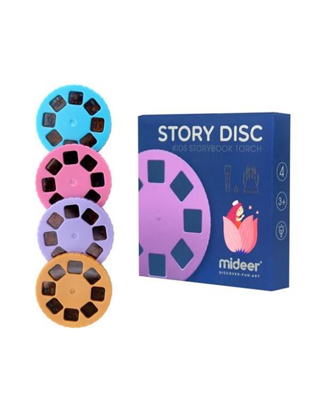 Mideer Δίσκοι εικόνων με 4 ιστορίες 1