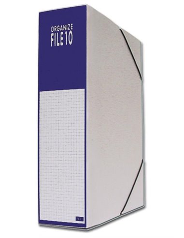 Next κουτί αρχειοθέτησης λευκό μπλε Υ36x27x10εκ.