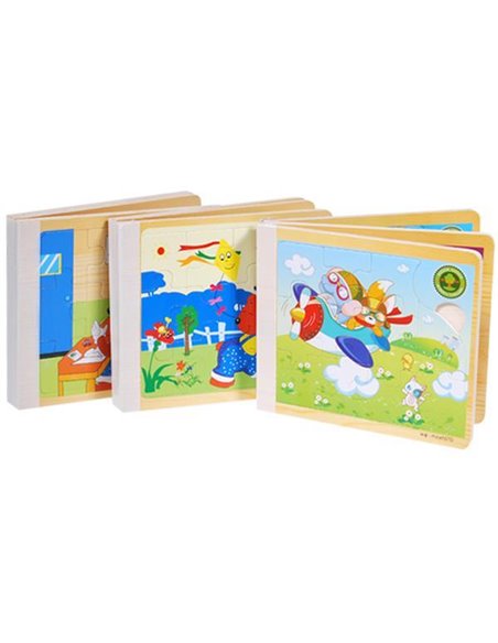 Παζλ βιβλίο κοκτέηλ διάφορα σχέδια 14,5x12,5x1,7εκ.