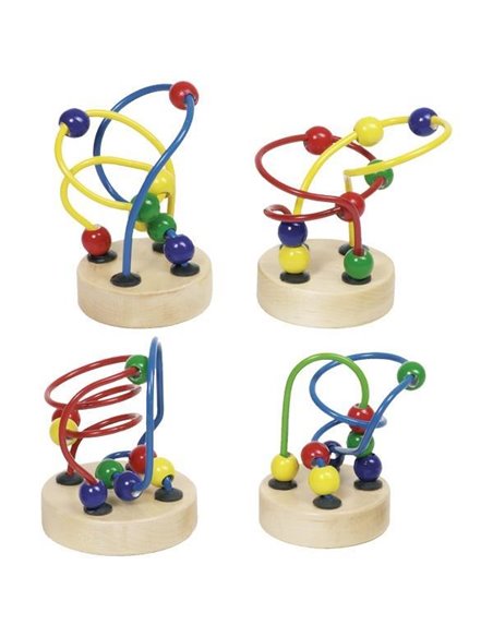 Goki παιχνίδι δεξιοτεχνίας ξύλινο 7-9εκ. σε 4 σχέδια.