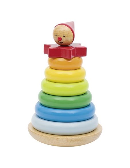 Goki πυραμίδα ξύλινη 19,5εκ. 12 τεμαχίων.