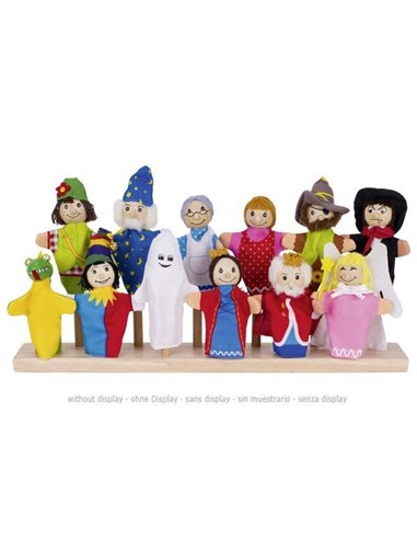 Goki σετ με 12 δακτυλοφιγούρες Υ10-13εκ.