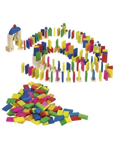 Goki τουβλάκια ντόμινο ξύλινα 247 τεμάχια.