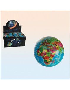 Μαλακή μπαλίτσα "Υδρόγειος σφαίρα" Ø7,5εκ.