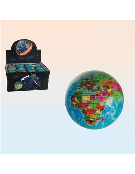 Μαλακή μπαλίτσα "Υδρόγειος σφαίρα" Ø7,5εκ.