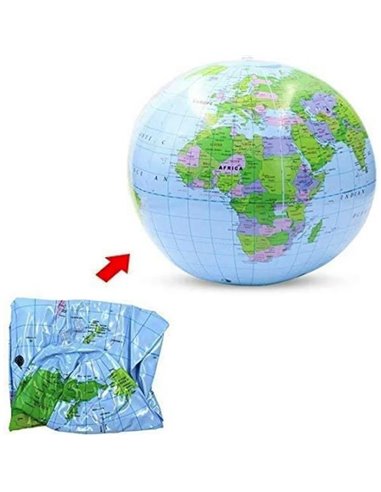 Μπάλα φουσκωτή Ø30 υδρόγειος από pvc