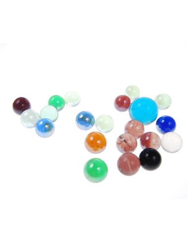 Μπίλιες διάφορα χρώματα 21τεμ. σε δίχτυ