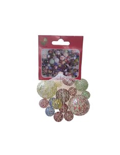 Μπίλιες διάφορα μεγέθη σε δίχτυ 15τμχ