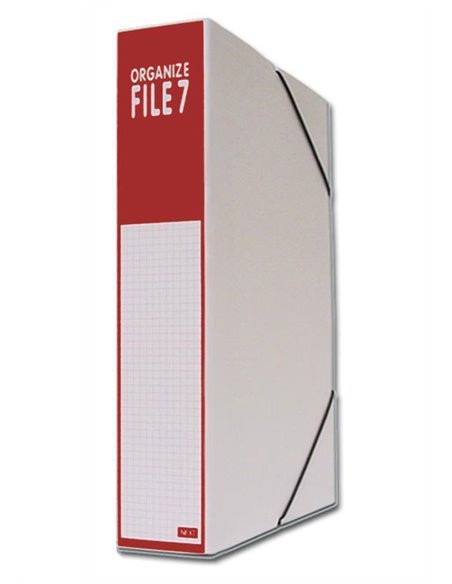 Next κουτί αρχειοθέτησης λευκό κόκκινo Υ36x27x7εκ.