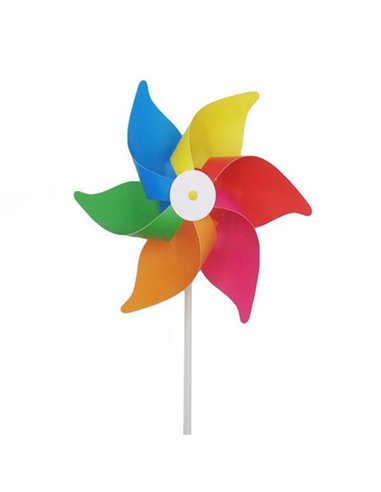 Ανεμόμυλος χρωματιστός, 23x30 εκ.