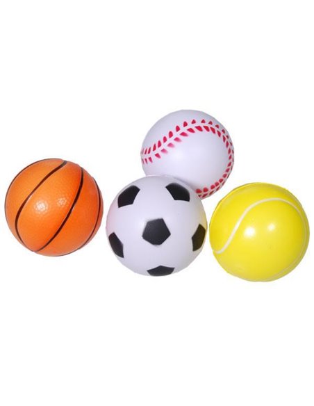 Squeeze μπάλες Ø7εκ. διάφορα σχέδια