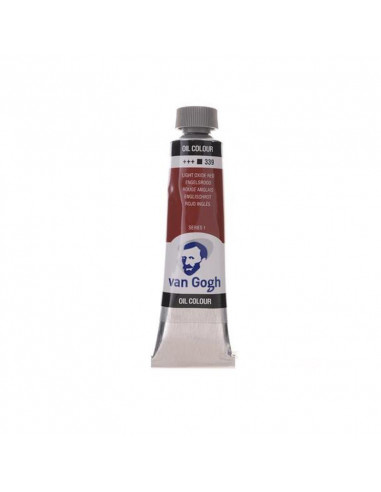 Talens van gogh χρώμα λαδιού 339 light oxide red 20ml