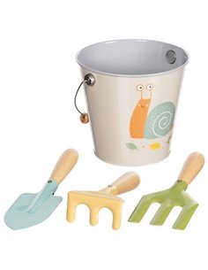 Goki κουβαδάκι με εργαλεία κήπου Υ13εκ. ∅14,5εκ.