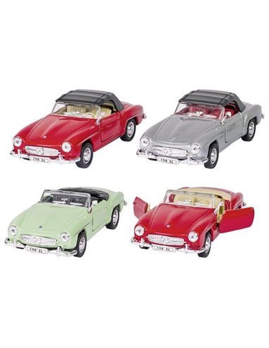 Goki αυτοκινητάκια μεταλλικά "Mercedes Benz 190SL" 12εκ. σε 3 σχέδια