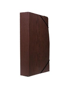 Νext fabric κουτί λάστιχο καφέ Υ33x24.5x5εκ.