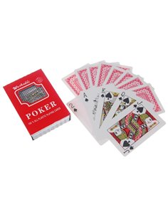 Τράπουλα πλαστική σε θήκη 9,2x6,5εκ.