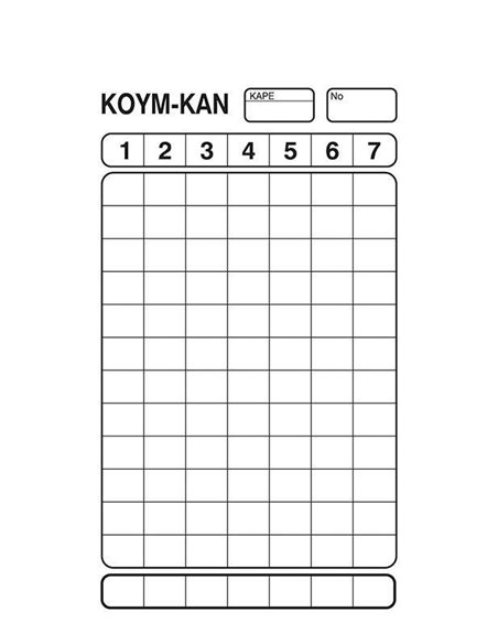 Next μπλοκ κουμ καν με 7 στήλες 10x17εκ. 100 φύλλων