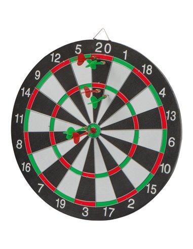 Στόχος 2 όψεων με 6 βελάκια Ø40εκ.