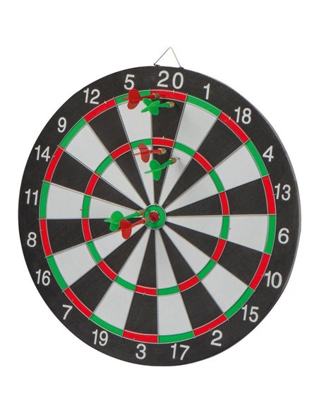 Στόχος 2 όψεων με 6 βελάκια Ø40εκ.