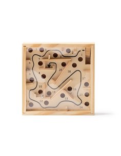 Παιχνίδι Δεξιοτήτων με Λαβύρινθο 20 Εμποδίων ξύλινο Υ11,5x11,5x2,5εκ.