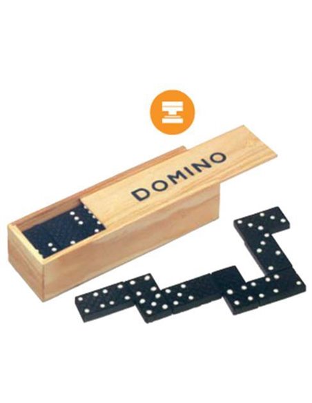 Ντόμινο 28 τεμαχίων σε ξύλινο κουτί
