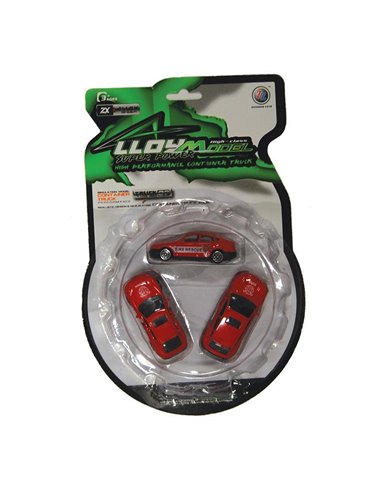 Σετ με 3 αυτοκινητάκια πυροσβεστικής 8εκ. μεταλλικά 1:64