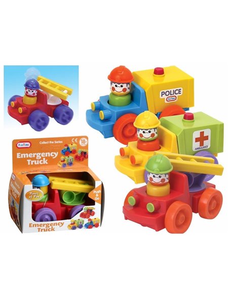 Fun time οχήματα δράσης σε 3 σχέδια