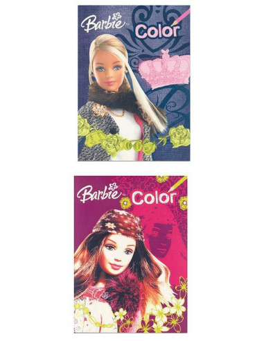 Μπλοκ ζωγραφικής Barbie colour 2σχέδια 21x29εκ. 32φύλ.