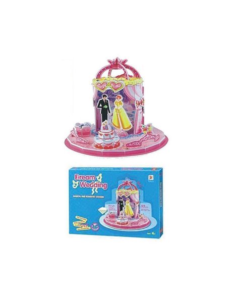 Charmland παζλ 3D "Γάμος" Υ20x21x21εκ. 52 τεμαχίων