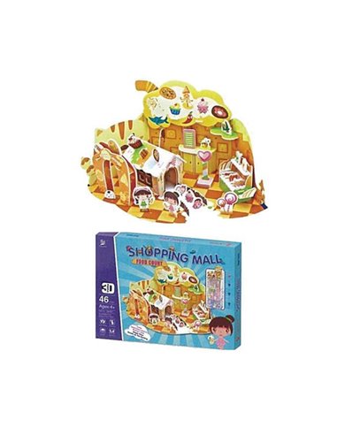 Charmland παζλ 3D "Εστιατόριο" Υ16x29x17εκ. 46 τεμαχίων