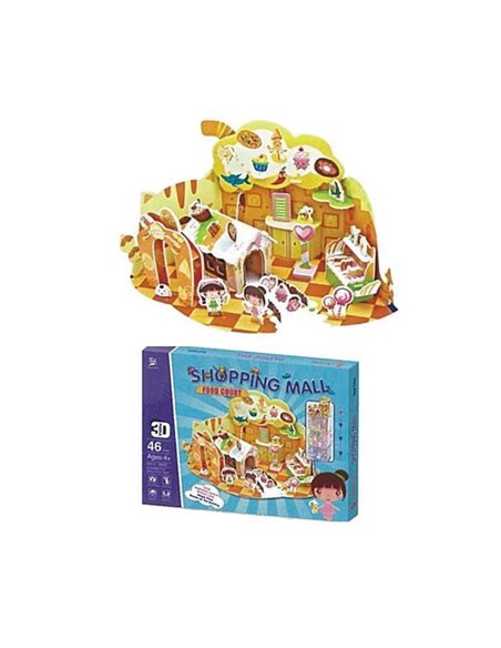 Charmland παζλ 3D "Εστιατόριο" Υ16x29x17εκ. 46 τεμαχίων