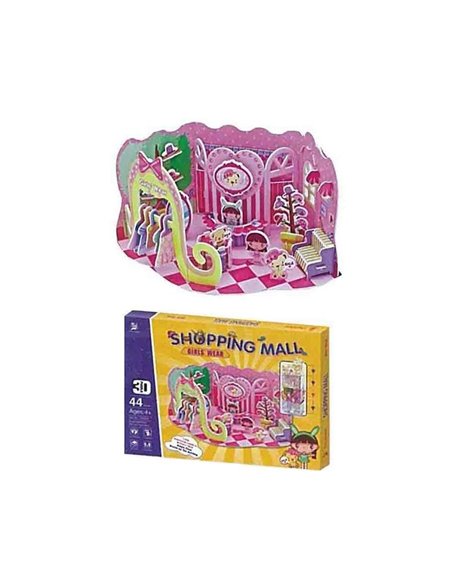 Charmland παζλ 3D "Γκαρνταρόμπα" Υ17x21x21εκ. 56 τεμαχίων