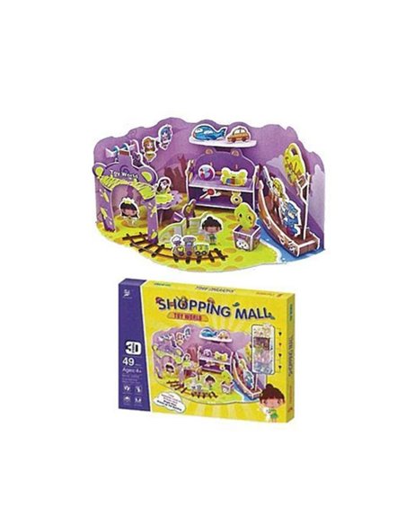 Charmland παζλ 3D "Παιχνιδάδικο" Υ12x29x17εκ. 49 τεμαχίων