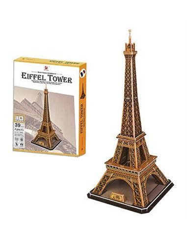 Charmland παζλ 3D "Πύργος του Αϊφελ" Υ54x23x23εκ. 39 τεμαχίων